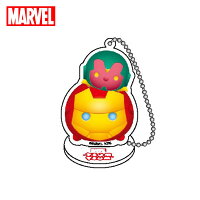 【在庫処分価格】MARVEL マーベルツムツム スタンドUP アクリルキーホルダー アイアンマン＆ヴィジョン 【メーカー直販】[C14]