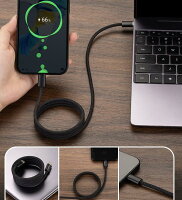 磁石ケーブル USB Type-C マグネットケーブル 超高速充電 240W PD対応 急速データ転送 充電ケーブル コンパクト設計 PD/QC対応 データ転送 USB-C対応 iPhone15/16/17 MacBook Pro などType-C機種対応 ナイロン編み 断線防止 ブラック/ホワイト/ピンク