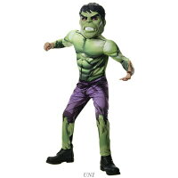 コスプレ 仮装 子ども用デラックスハルクL 【 コスプレ 衣装 ハロウィン 仮装 コスチューム 子供 マーベル グッズ アベンジャーズ Hulk キッズ 男の子 MARVEL パーティーグッズ 正規ライセンス品 こども 公式 子供用 映画キャラクター アメコミ 】
