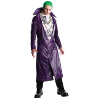 コスプレ 仮装 大人用デラックスジョーカー ルービーズジャパン スーサイド・スクワッド コスチューム 仮装 コスプレ衣装 映画キャラクター 男性用Stdサイズ タトゥープリント ロングジャケット