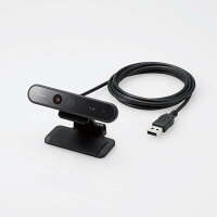 【即納】エレコム Webカメラ/200万画素/Full HD/Windows Hello顔認証対応/ブラック