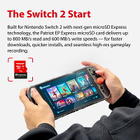 Patriot Memory EP SERIES microSDXC Expressカード 256GB 512GB 【Switch 2 対応 動作確認済】【class10 UHS-1 U3/V30/4K ビデオ録画/高速転送】最大読み取り 800MB/s マイクロSDカード Nintendo Switch2 スマートフォン タブレット携帯 カメラ ビデオ_PEF_EPEXMCX
