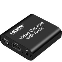 【送料無料】オーディオビデオキャプチャカード with Audio（メスーメス）フル HD 1080P 30FPSライブブロードキャスト用のHDMIループアウト付きライブストリーミングビデオゲームグラバー録音デバイス PS3/ PS4 /Xbox One/DSLR/ビデオカメラ/アクションカム用