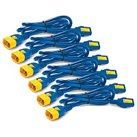 【送料無料】シュナイダーエレクトリック AP8704S-WWX590 Power Cord Kit (6 ea) Locking C13 to C14 1.2m Blue【在庫目安:お取り寄せ】| パソコン周辺機器 電源コード 電源ケーブルケーブル