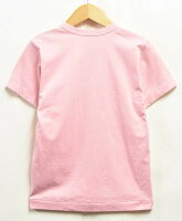 【AD2014】2014年 日本製 COMME des GARCONS×Disney コム・デ・ギャルソン×ディズニー FROZEN アナと雪の女王 半袖Tシャツ ピンク コットン レディースS【中古】▼