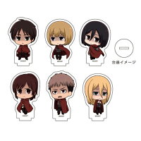 ATTACK ON TITAN 進撃の巨人 - アクリルぷちスタンド 02 ダークVer. / 6個セット / BOX / インテリア置物 【公式 / オフィシャル】