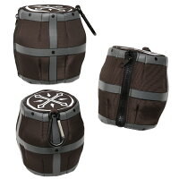 モンスターハンターXX マカ錬金タル型ポーチ【Monster HunterXX Maka Renkin Taru Pouch】カプコン capcom メンズ レディース キッズ ミリタリー カジュアル ゲーム 小物入れ ポリエステル カラビナ ジッパー ベルトループ キーホルダー