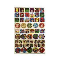 マーベル ステッカーランド （シール＆タトゥー) セット 14220 アイアンマン キャプテン・アメリカ TATOO タトゥー シール ボディシール MARVEL ディズニー Disney パーティー ハロウィン グッズ おまつり 夏祭り 景品 プレゼント 輸入品 インポート メール便配送