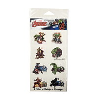 アベンジャーズ タトゥーシール (8ピース) 14662 アイアンマン キャプテン・アメリカ TATOO タトゥー シール シート ボディシール MARVEL ディズニー Disney パーティー ハロウィン グッズ おまつり 夏祭り 景品 プレゼント 輸入品 インポート メール便配送