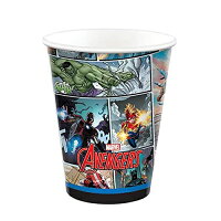 アベンジャーズ ペーパーカップ 8コ入り 14675 紙コップ 使い捨て コップ カップ パーティー 誕生日 アイアンマン ハルク かっこいい パーティーグッズ 男の子 インテリア 飾り付け 輸入品 インポート メール便配送【10p】