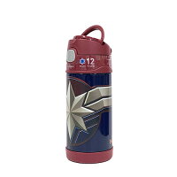 キャプテンマーベル 水筒 サーモス ストローボトル 14252 Thermos Captain Marvel 保冷 アメコミ ヒーロー マーベル ロゴ 子供用 ステンレス キッズ 男の子 女の子 ネイビー アメリカ コミック かっこいい キャラクター グッズ F401 メール便不可