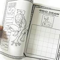スパイダーマン ぬりえ 18236 ぬり絵 塗り絵 迷路 カラーリングブック アクティビティーブック SPIDER-MAN MARVEL かっこいい キャラクター グッズ 輸入品 インポート