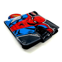 スパイダーマン ビニール 財布 ( 後ろブラック ) 19021 マーベル グッズ 財布 おさいふ コインケース 札入れ 二つ折り コインパース パース ヒーロー アメコミヒーロー MARVEL SPNG-0052