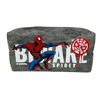 スパイダーマン ペンシルケース 大 ( BK / SPIDEY ) 19036b ペンケース 筆入れ 筆箱 文房具 ステーショナリー ペンポーチ 男の子 かっこいい 黒 ブラック グレー SPIDER-MAN キャラクター 雑貨 グッズ 小学生 中学生 高校生 ギフト プレゼント