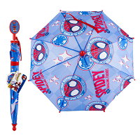 スパイディ キッズ 傘 40cm 19836 長傘 かさ スパイディとすごいなかまたち グッズ アンブレラ 子供 子供用 幼児 3歳 4歳 ちいさい キッズファッション ファッション雑貨 男の子 ブルー スパイダーマン キャラクター 輸入品 輸入 インポート USA SAF209