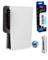 GeteYoto PS5 冷却ファン PS5自動冷却 遠心式クーリングファン3風速調節可能 挿入起動 静音 PS5 横置きスタンド 装着簡単 熱対策 省スペース USBポート PlayStation 5 Ultra HDおよびDigital対応 ブラック