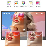 ＼4K／モバイルモニター 14インチ 4K 超軽量 スタンド付 UHD モニター 100%sRGB 高画質 3年保証 非光沢 モバイルディスプレイ デュアルモニター サブモニター サブディスプレイ ゲーミングモニター ポータブルモニター 外付けモニター リモートワーク IPS EVICIV