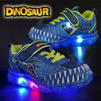 光る靴【DINOSAUR 2　キッズ　スニーカー　モササウルス　メガロドン 】恐竜　柄　男の子　JURASSIC WORLD　子供靴　シューズ　フラッシュ　ダイナソー　光る　グッズ　ジュラシック　ワールド　サメ　魚　運動　靴　ダイナソー　16cm 17cm 18cm 19cm 20cm　鮫