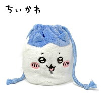 EM【ちいかわ　ぬいぐるみ　フェイス　巾着　ハチワレ　CKW-038】キャラクター　ナガノ　かわいい　Twitter　LINE　スタンプ　ゆるかわ　癒やし　めざましテレビ　グッズ　プレゼント　雑貨　布製品　入学祝い　ハチワレ　うさぎ　コップ巾着　巾着袋　ふわふわ