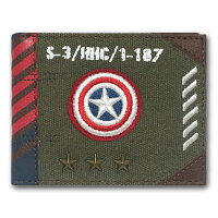 マーベル キャプテン・アメリカ ヴィンテージミリタリー アーミーウォレット 財布 MARVEL アメコミ アクセサリー アベンジャーズ グッズ 【BB Designs】