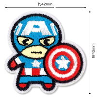 【メール便可】マーベル ワッペン キャプテン・アメリカ