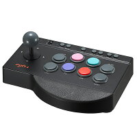 アーケードコントローラー PC PS4 PS3 Switch Xbox One Xbox series X＆S 対応 USB接続 アケコン 有線 アーケードスティック 8ボタン配置 吸盤固定 マクロ ターボ ◇ALW-PXN-0082 | アーケード アーケードゲーム ゲームコントローラー コントローラー ジョイスティック