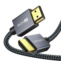 HDMI ケーブル2M/4K60Hz/6種長さiVANKY HDMI2.0規格 PS5/PS4/3,Xbox, Nintendo Switch, Apple TV, Fire TVなど適用18gbps 4K60Hz/HDR/3D/イーサネット対応 テレビ ハイスピードプレミアム