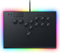 【新品】1週間以内発送【PlayStation公式ライセンス商品】 Razer レイザー Kitsune PS5 & PC 用 薄型 レバーレス アーケードコントローラー ケーブル固定具 取り外し可能なアルミ製トッププレート Chroma RGB キツネ アケコン 周辺機器