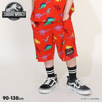 【40％OFF SALE】 ジュラシックパーク 総柄ハーフパンツ 0377K （トップス別売） ベビードール BABYDOLL 子供服 ベビー キッズ 男の子 女の子 ジュラシック・パーク 恐竜 グッズ ジュラシックワールド 映画 セール