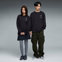 【SALE／51%OFF】PUMA ユニセックス PUMA x モンスターハンターワイルズ 長袖 Tシャツ PUMA X MONSTER HUNTER LS TEE プーマ トップス カットソー・Tシャツ ブラック
