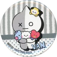【中古】バッジ・ピンズ VAN ビッくらポン 缶バッジ 「BT21×無添くら寿司」
