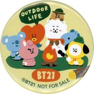 【中古】バッジ・ピンズ BTS(防弾少年団/焚き火) ビッくらポン オリジナル缶バッジ 「BT21×無添くら寿司 (2022年10月)」