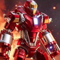 中動玩具　1/10　映画　キャラクター　アイアンマン　スーパーヒーロー　MK35　可動　モデル　アクションフィギュア　完成品　発光不能