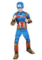キャプテン・アメリカ（スティーブ・ロジャース）子供用コスチューム ハロウィン コスプレ衣装
