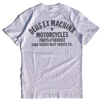 [正規品 無料ラッピング可] DEUS EX MACHINA ( デウスエクスマキナ ) Tシャツ / VENICE ADDRESS TEE - WHITE / DMW41808C　 デウス エクス マキナ DEUSのTシャツ 【t79】 ホワイト 白