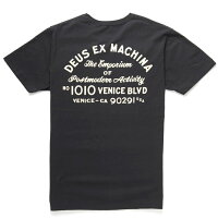 [正規品 無料ラッピング可]DEUS EX MACHINA ( デウスエクスマキナ ) / 半袖 ポケットTシャツ / VENICE ADDRES TEE - BLACK / DMS41065A / メンズ ブラック 黒 デウス エクス マキナ DEUSのTシャツ 19SS 【t79】