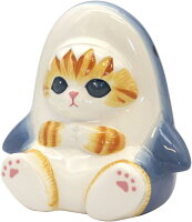 モフサンド バンク　mofusand 陶器貯金箱 サメにゃん MFS-256　ぢゅの Twitter インスタ SNS 猫 インテリア マリモクラフト 貯金箱 さめ コインバンク グッズ