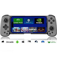 arVin モバイルゲーミングコントローラー（iPhone 16/15/14・iPad・Androidスマホ/タブレット・Switch対応）— PS5/PS4/Xbox/PC用PSリモートプレイ対応ゲームパッド、クラウドゲーミング・アーケード・MFi