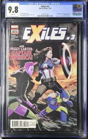 エグザイルズ #3 CGC 9.8 1位 ペギー・カーターがキャプテン・アメリカ役で出演 2018