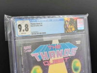 サノスクエスト #1 CGC 9.8 ホワイトページ 1990 インフィニティストーン替カスタムラベル -