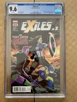 Exiles #3 CGC 9.6 初登場 キャプテン・アメリカ ペギー・カーター マーベルコミック 2018