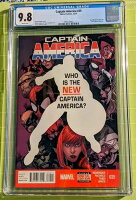 キャプテン・アメリカ #25 CGC 9.8 NM/M Wh Pgs サム・ウィルソン/ファルコンがキャップになる/OBO!