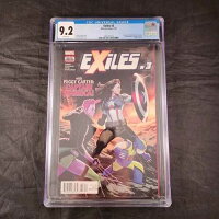 エクシイルズ3 マーベルコミックス CGC グレード 9.2 キャプテンアメリカとしての初めてのペギー・カーター