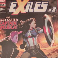 エクシイルズ3 マーベルコミックス CGC グレード 9.2 キャプテンアメリカとしての初めてのペギー・カーター