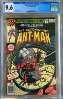 マーベル・プレミア #47 (1979) CGC 9.6 -- 白紙ページ; スコット・ラングが初めてアントマン役を演じる