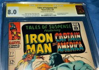 テイルズ・オブ・サスペンス #77 CGC 8.0 SS スタン・リー直筆サイン入り ~1st ペギー・カーター