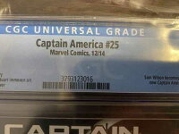 キャプテン・アメリカ #25 CGC 9.8 1位 サム・ウィルソン ファルコン キャプテン・アメリカ役