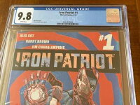 アイアン・パトリオット 1 CGC 9.8 ホワイトページ（クラシックカバー） - ローディ/ウォーマシン/アイアンマン