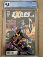 Exiles #3 CGC 9.8 初登場 キャプテン・アメリカ ペギー・カーター マーベルコミック 2018