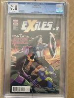Exiles #3 CGC 9.8 初登場 キャプテン・アメリカ ペギー・カーター マーベルコミック 2018